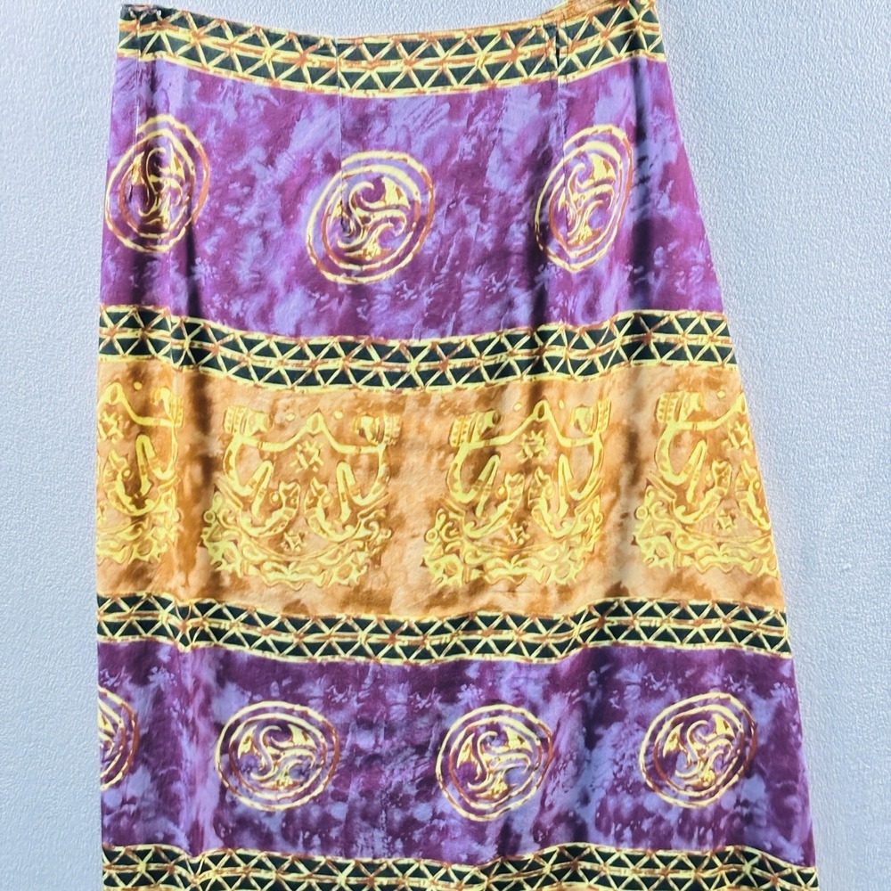 Tropical Escape Wrap Skirt Sarong Beach Resort One Sz Boho